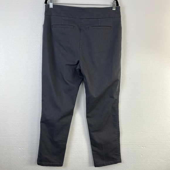 Croft & Barrow Womens Size 14 Gray Effortless Stretch Pants Straight Leg Pull on - Picture 2 of 11